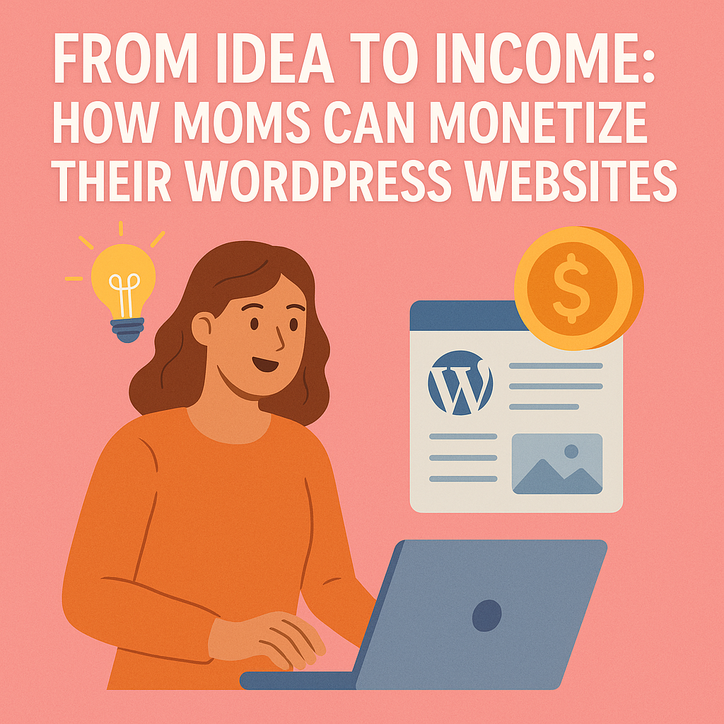 From Idea to Income: How Moms Can Monetize Their WordPress Websites